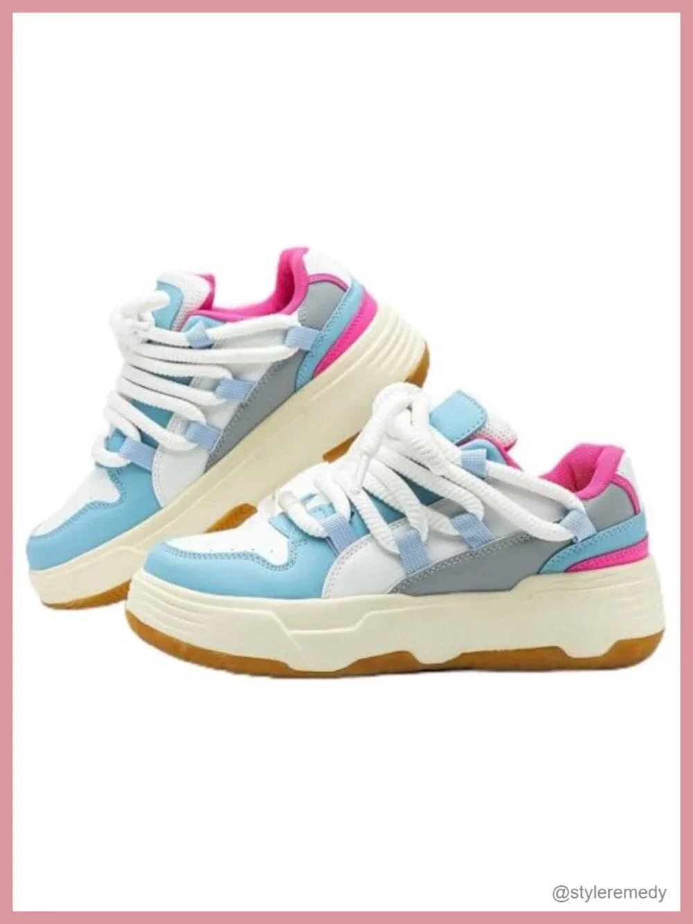 Women's Cushioned Walking Sneakers Non Slip Arch Support Chunky Fashion Shoes